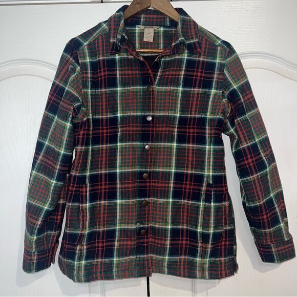 Duluth Trading Company Flapjack Plaid Flannel lined jacket - Picture 1 of 10